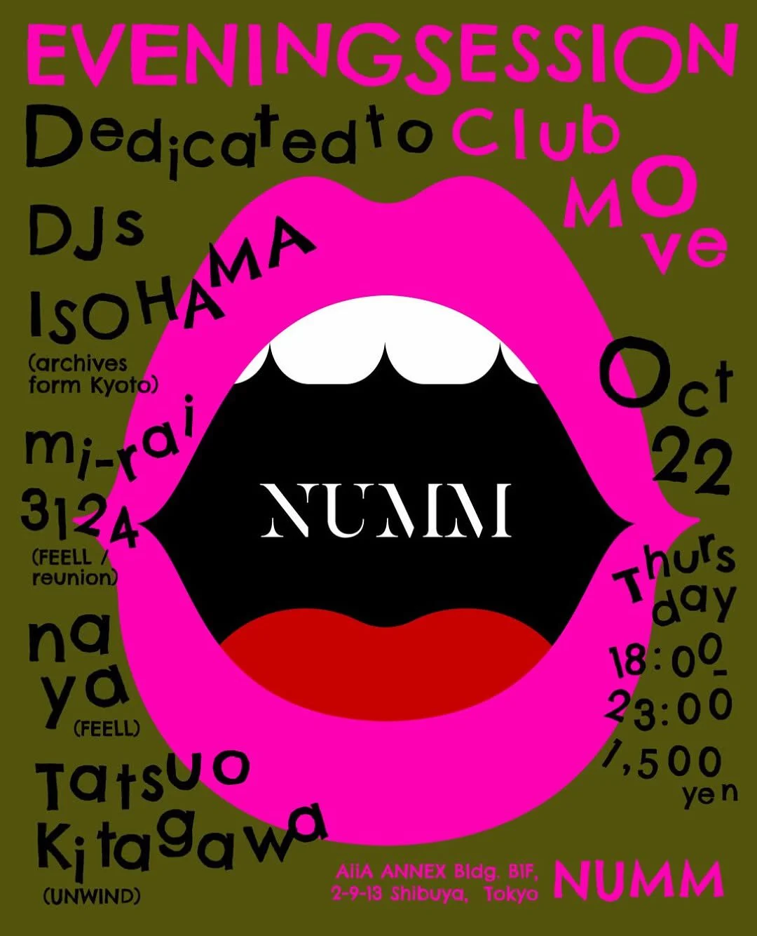 EVENING SESSION “Dedicated to Club Move”