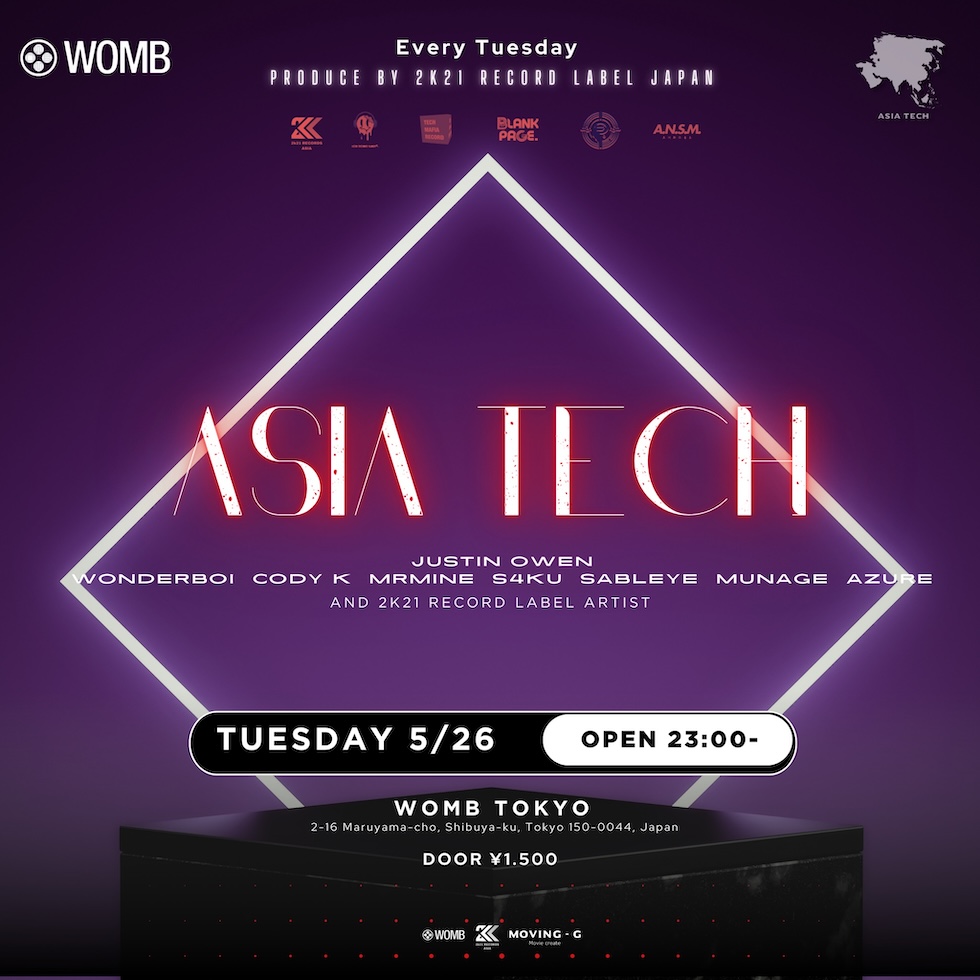 ASIA TECH PRODUCED BY 2K21 RECORDS JAPAN