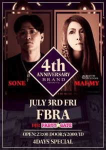 4th ANNIVERSARY BRAND SHIBUYA