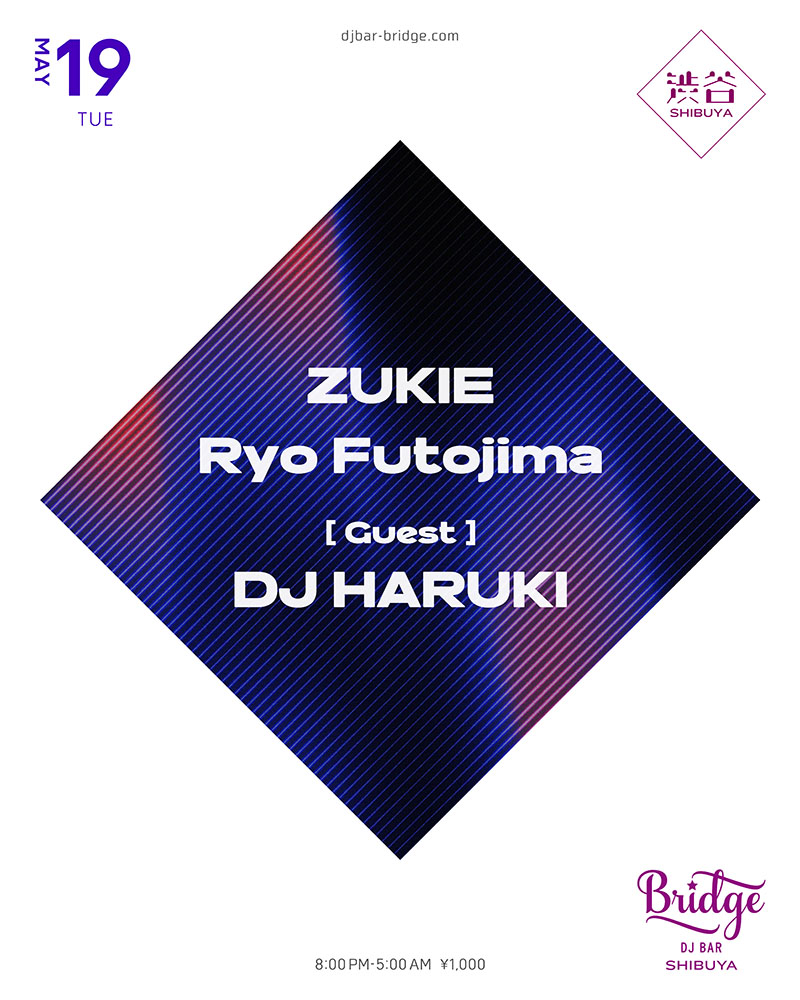 ZUKIE / Ryo Futojima / DJ HARUKI