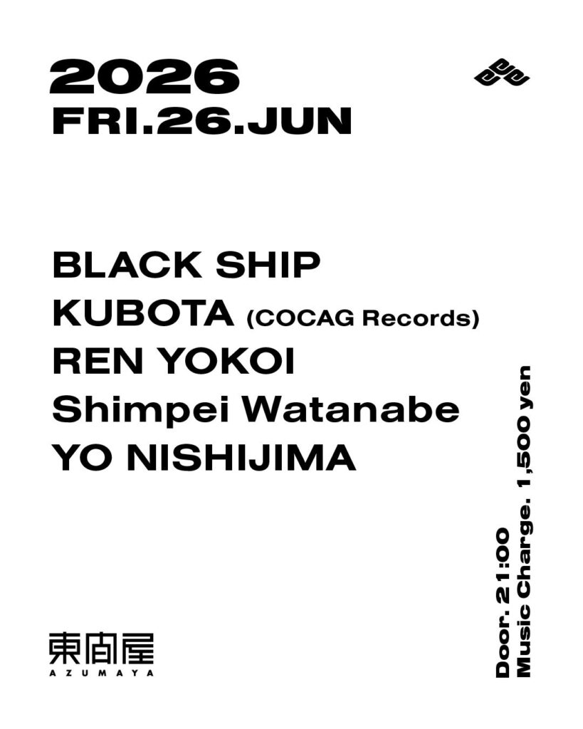 BLACK SHIP / KUBOTA (COCAG Records) / REN YOKOI