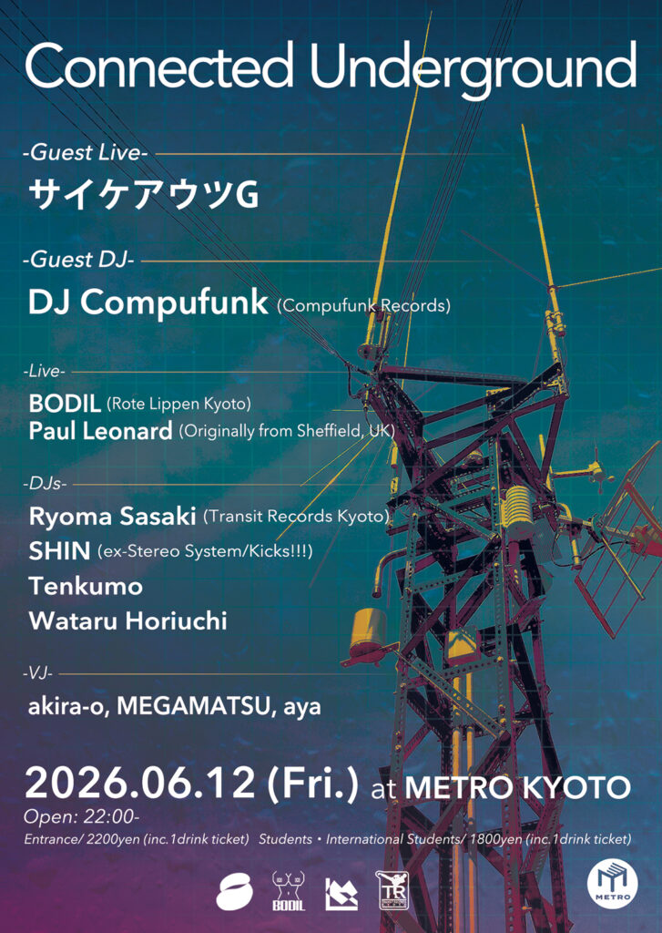Connected Underground with サイケアウツG, DJ Compufunk