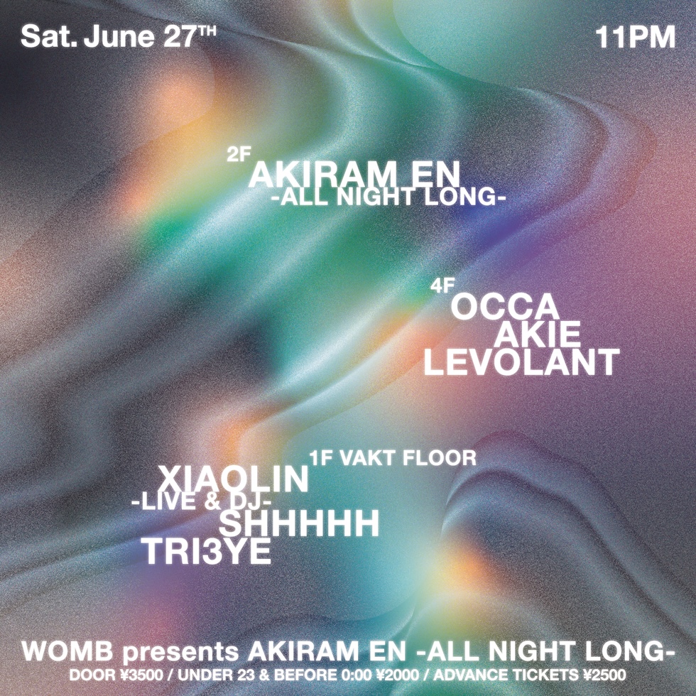 WOMB PRESENTS AKIRA…