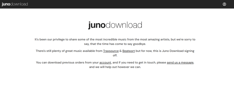 Juno Download closes: the end of a 20-year chapter in underground music retail