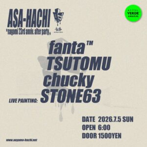 Asa-Hachi -nagomi 23rd anniversary after party-