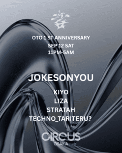 09/12(SAT) OTO 1st Anniversary